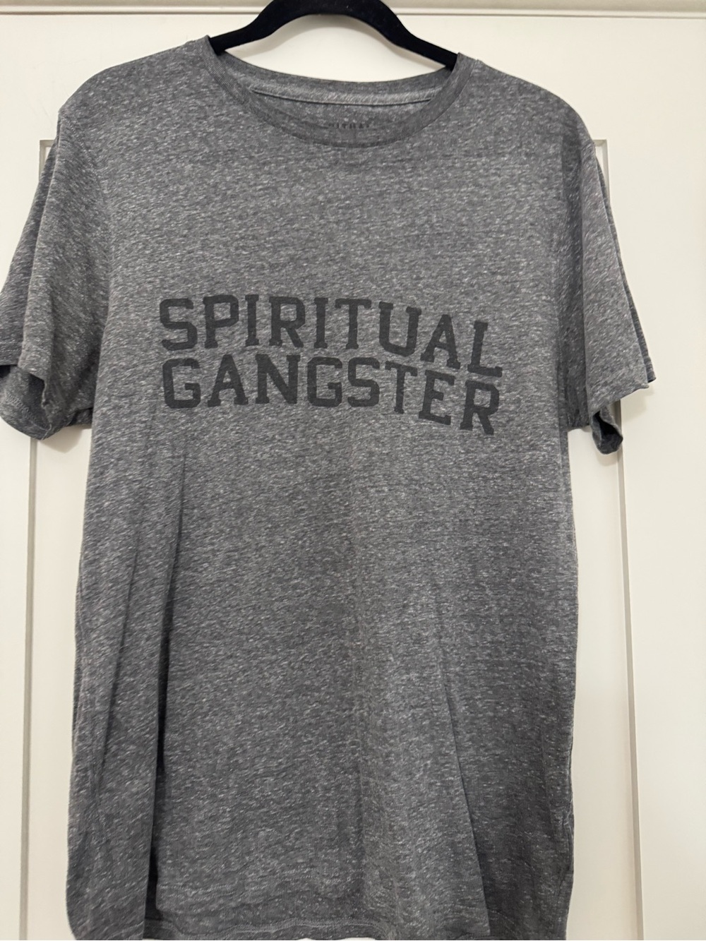 Spiritual Gangster Heather Gray Logo Tee